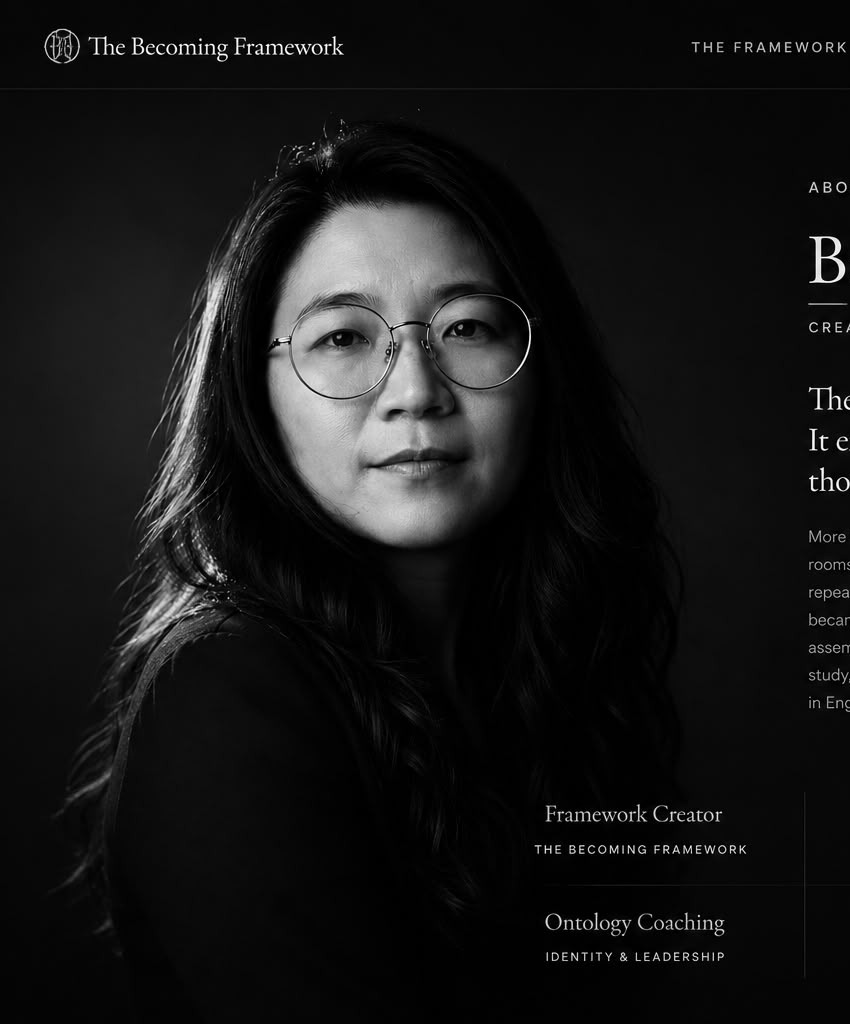 Portrait of Bai Xue, creator of The Becoming Framework